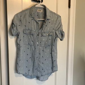 4Dreamers Chambray Feathers shirt